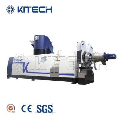 Waste Plastic Recycling Die Head Cutting and Granulating Line