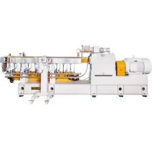 Shj-65 Nylon/PA6/66/PP+Short Glass Fiber Twin Screw Compounding Extruder with Water ...