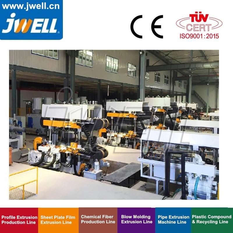 Jwell PE PP PVC Double Wall Corrugated Pipe Extrusion Line Plastic Tube Extruder Machine