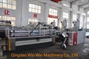 250kgh PLC Deep Screw HDPE Corrugated Pipe Extrusion Line