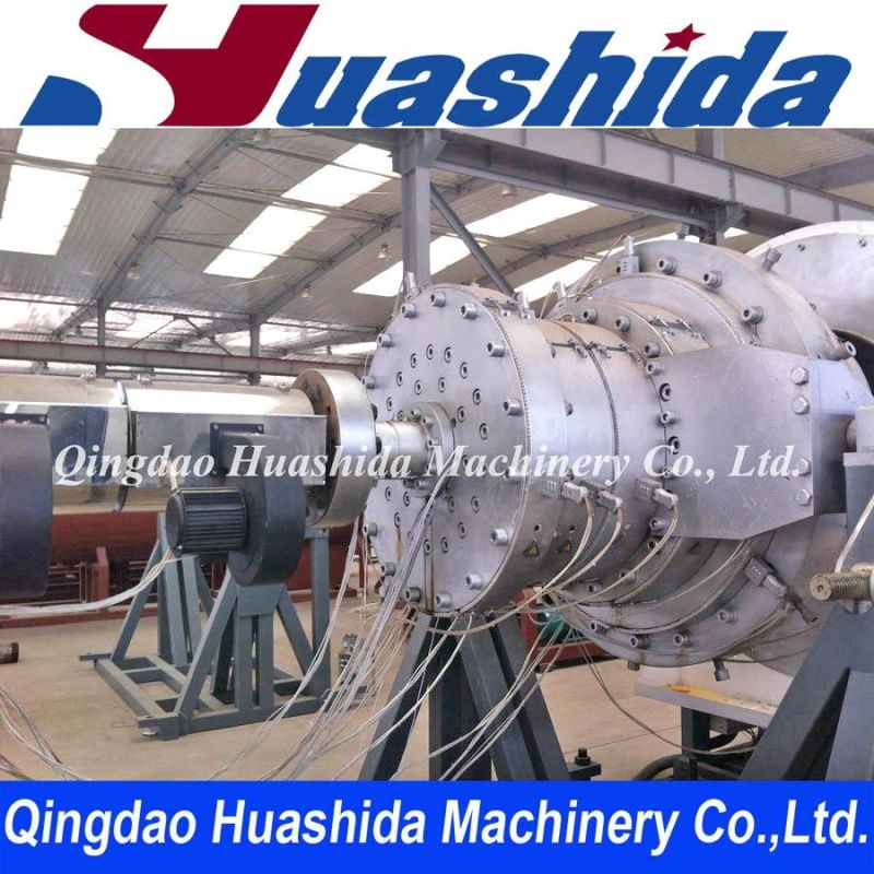 Pert HDPE Plastic Shell Puf Pre-Insulated Pipe Extrusion Line