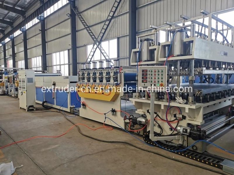 More Advanced Polycarbonate PC Hollow Sheet Sunshine Panel Sun Sheet Extrusion Line