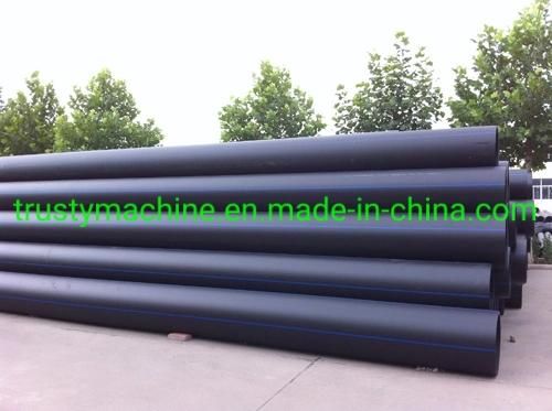 (Diameter From 110mm to 280mm) HDPE Water Gas Supply Plastic Pipe Tube Making Machine/Trusty New Type HDPE Plastic Extrusion Line