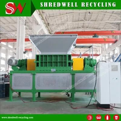 Twin Shaft Hard Disk/PCB/Printer Shredding Machine for Used E-Waste Recycling