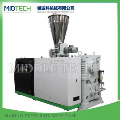 Plastic PVC/SPVC/WPC Counter Rotating Twin Screw Extruder Pelletizer Machine Price