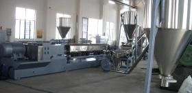 Conical Co-Rotating Twin Screw Production Line for Cable Granulating