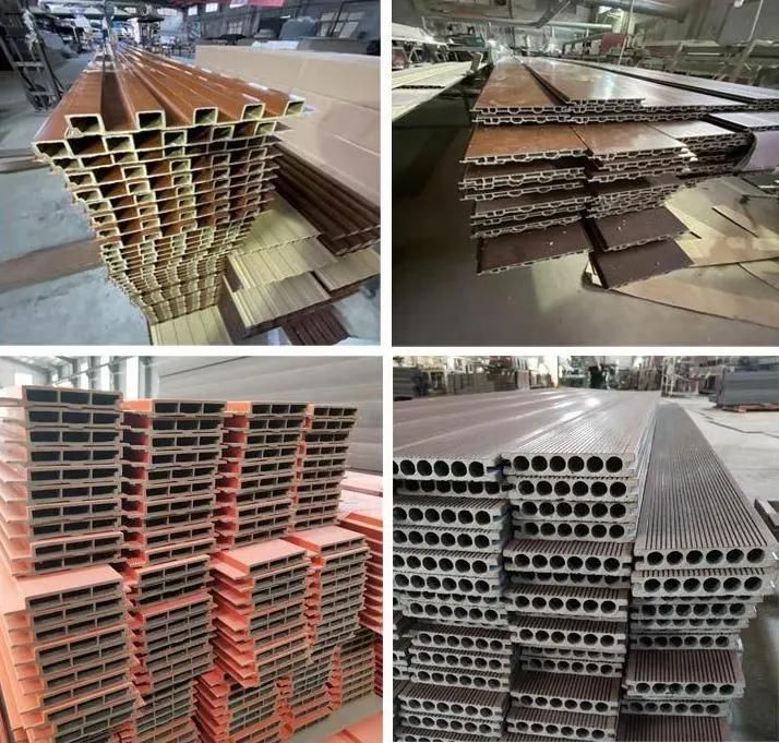 WPC Wood Plastic Fence Outdoor Floor Wall Panel Courtyard Stairs Decking Extrusion Production Machinery