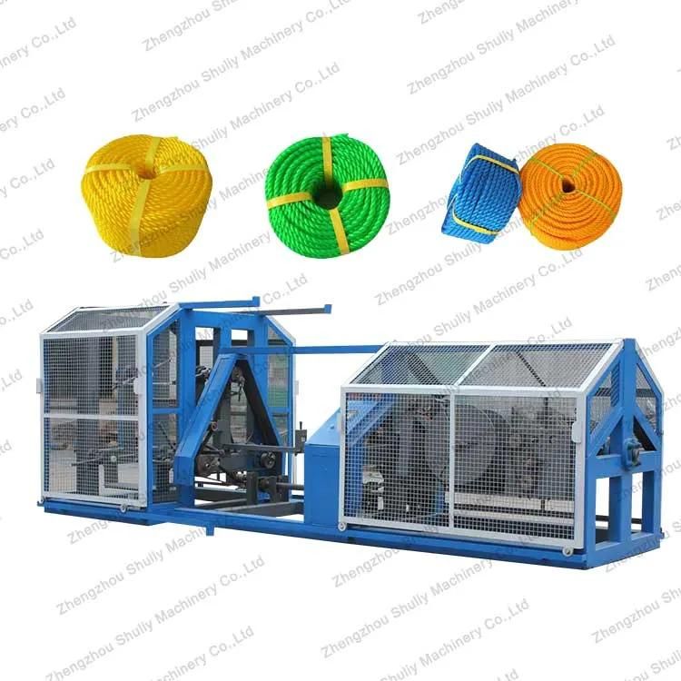 3 or 4 Strands PP PE Twisted Rope Monofilament Rope Twisting Machine Plastic Rope Twine Making Machine