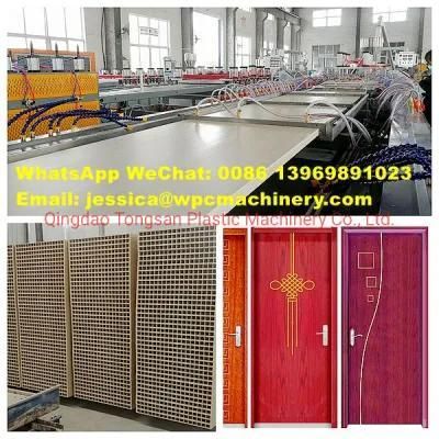 WPC Door Window Wall Pergola Fence Rail Chair Decking WPC Making Machine