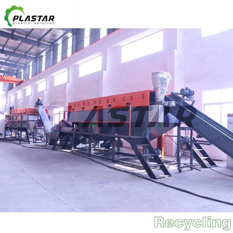 Plastic Recycling Pelletizing Machine/Rigid PP PE ABS PVC Flakes Granulating Line