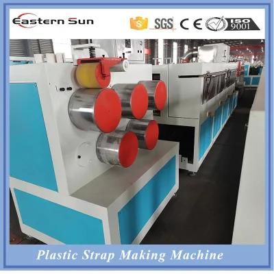 Automatic Pet Polyester Plastic Steel Box Strap Strapping Belt Extruder Production Machine ...