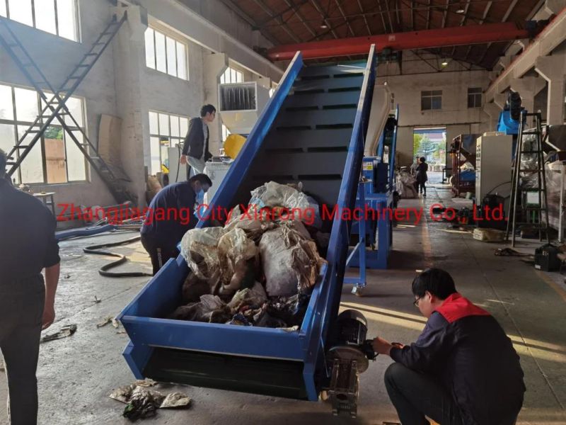 Xrys1200 Double Shaft Shredder for PE/PP Agricultural Film Recycling Machine