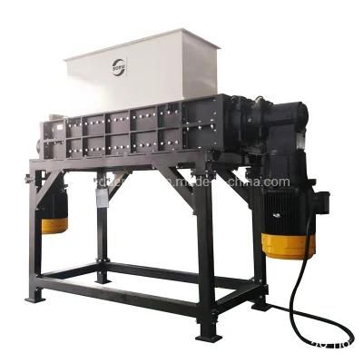 Two Shaft Industrial Cut Paper Tube Cardboard Shredder