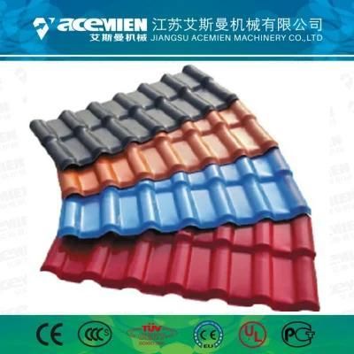 Waterproof Weatherproof Soundproof Chemical Resistance Plastic Tile Sheets Machine / PVC ...