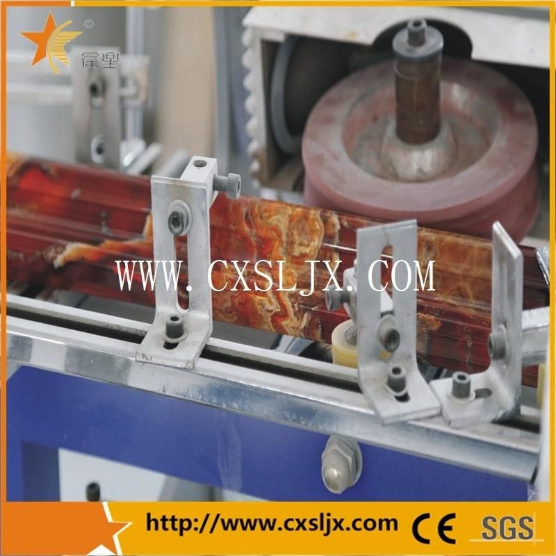 S022 Plastic Stone PVC Artificial Marble Border Profile Production Line