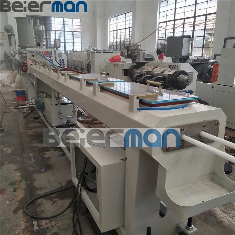 Beierman Euro-Quality PE Filter Core Pipe/Tube Sj65 Single Screw Extrusion Production Line PLC Touch Screen System