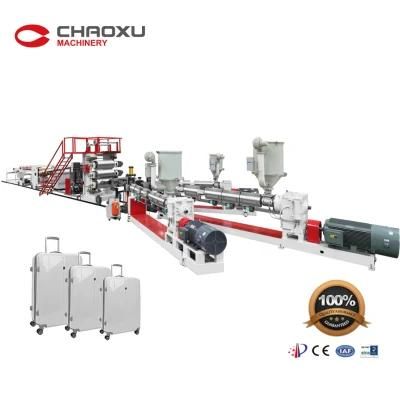 Plastic Suitcase Making Machine in Production Line Three or Four Layers Plastic Extruder ...