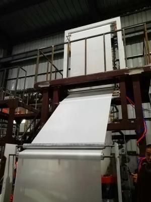 QS-A50 HDPE LDPE Biodegradable Starch Single Layer Film Blowing Machine