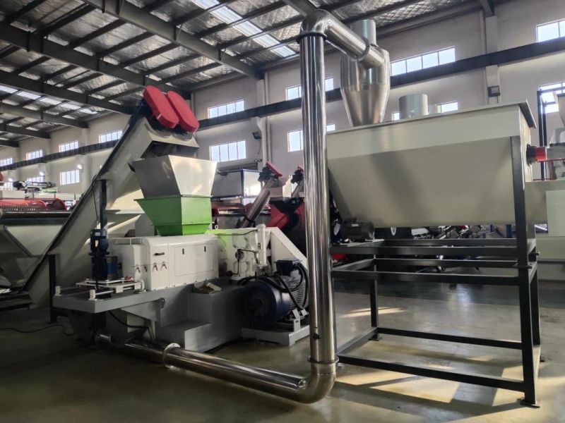 Plastic Dewatering Machine Squeezer for Waste PE PP Film Recycling