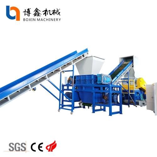 Boxin PP PE Bottles Containers Pallets Films Bags Crushed Plastic Crusher Machinery