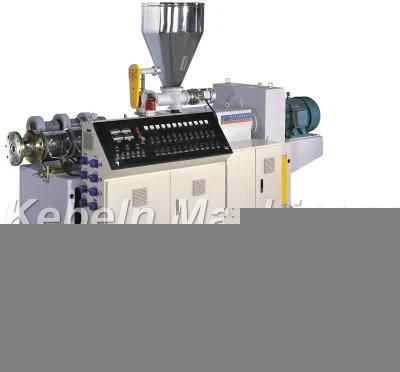 PVC Pipe Extrusion Line Plastic Conical Twin Screw Extruder