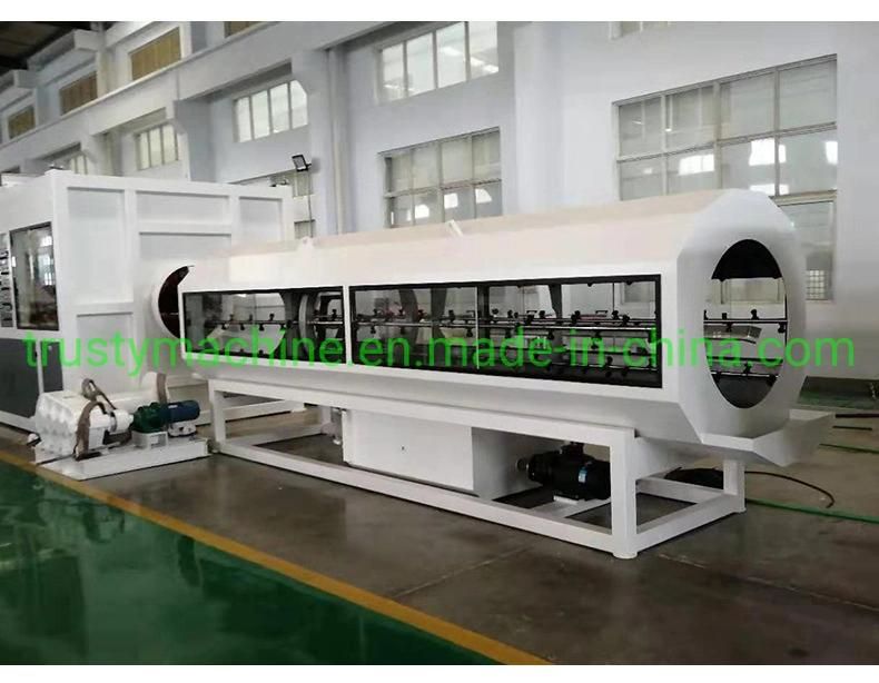 (Diameter From 280mm to 630mm) HDPE Water Gas Supply Plastic Pipe Tube Making Machine/Trusty New Type PE Plastic Making Machine