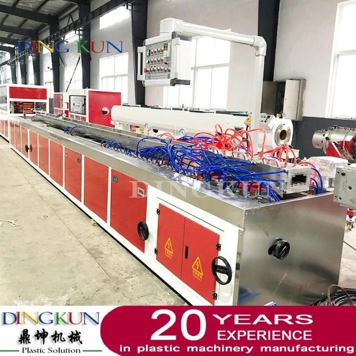 WPC PVC Solid Door Frame Extrusion Machine / WPC Door Frame Production Line