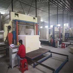 PU Horizontal Sponge Foam Cutting Machine for High-Presion Electronic Foam Slices Foaming ...