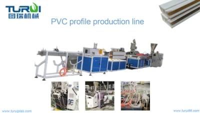 PVC Ceiling Panel Production Line Double Output Fast Speed Extruder with Quick Operation