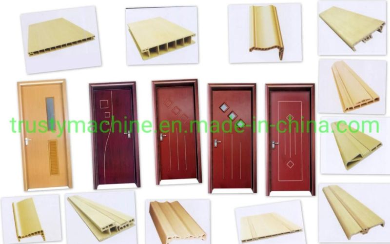PVC WPC Door Making Machine Manufacturer /Wood Plastic Composite Doors Machine /WPC Door Frame Machine / WPC Door Board Machine