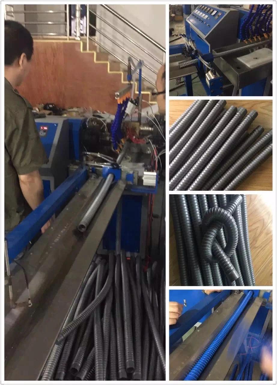 Plastic HDPE PE PP PVC Single Wall Corrugated Pipe Soft Tube Extrusion Production Machine / Plastic Electric Wire Conduit Pipe Making Machine Production Line