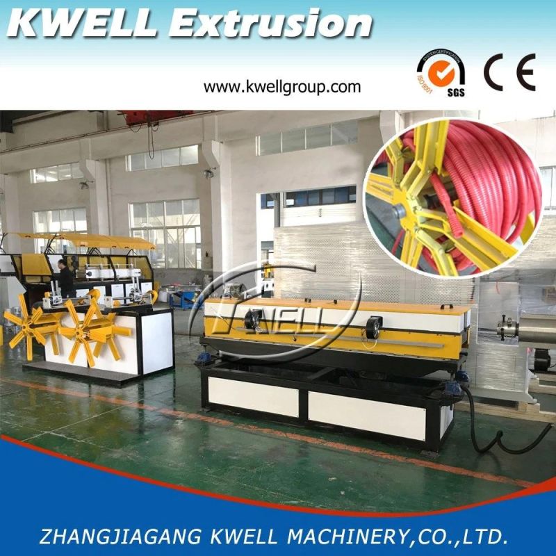 Flexiblespiral Plastic Corrugated Pipe Extruder Making Production Machine