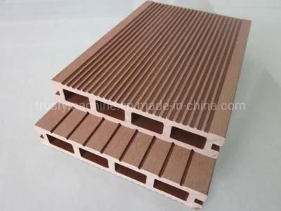 PE WPC Outdoor Hollow Decking Balcony Decking Making Machine