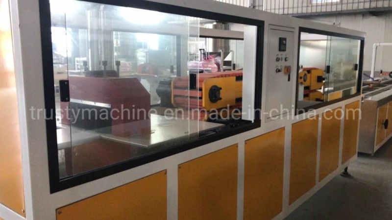 China Plasitc PVC WPC Wide Window Door Frame Profile Extruder|Extrusion Making Machine Production Line
