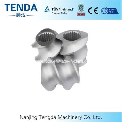 Bimetallic Twin Screw Extruder Screw Barrel for Plastic Extruder