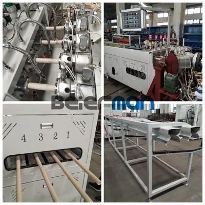 16-32 mm Small Diameter Four Outlets at Same Time PVC Pipe Extrusion Line with Sjsz-65/132 ...