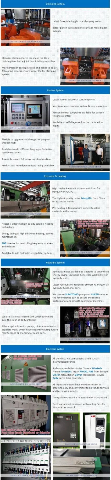 Full Automatic HDPE Bottles Blow Molding Machine for 10L 20L 25L 30L