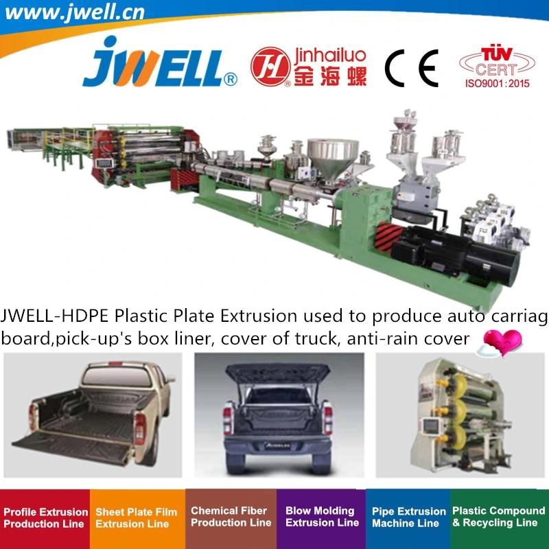 Jwell- HDPE Plastic Plate Recycling Making Extrusion Machine for Automobile Application Series (7)
