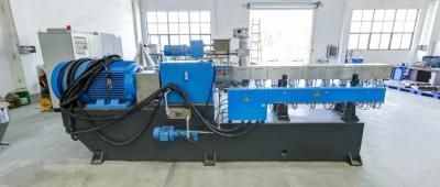 Fluorine Plastic PTFE Granulating Double Screw Extruder Co-Rotating Parallel Twin Screw ...