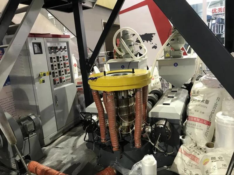ABA 60 HD/LDPE Film Blowing Machine for Egypt Fair