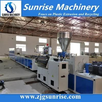 Sjz65 PVC WPC Wood Plastic Profile Production Line