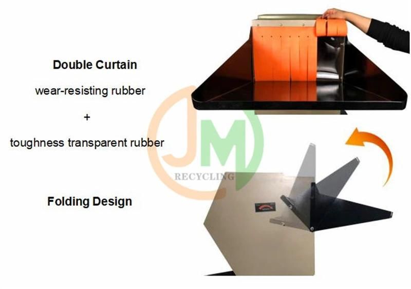 Mini Size Movable Type Scrap Plastic PE Film Crusher / Waste Plastic Bag Crusher for Sale