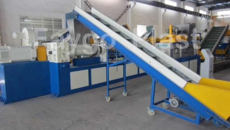 Plastic PP, PE Film Pet Bottle Crushing Washing Granulating Pelletizing Recycling Line Machine