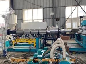 600kg/H Even Plasticization PE Pipe Single Screw Extrusion Machine