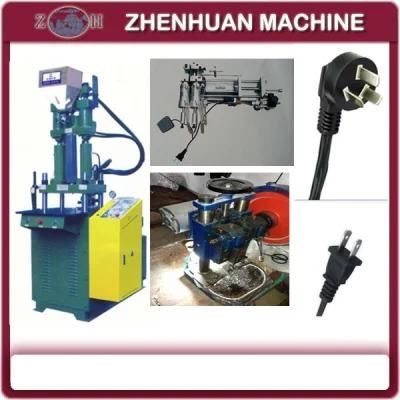 Cable Plug Making Machine with Stripper and Crimper