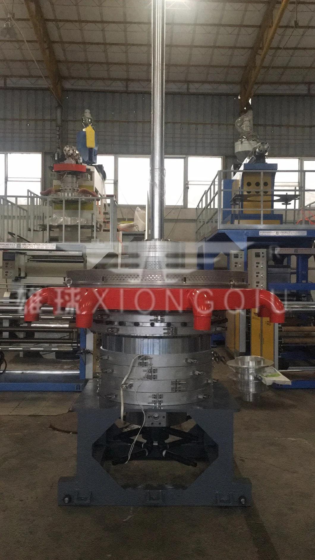 Xiongqiu 3600mm ABC 3 Layers Co-Extrusion Inner Cooling LDPE Film Blowing Machine