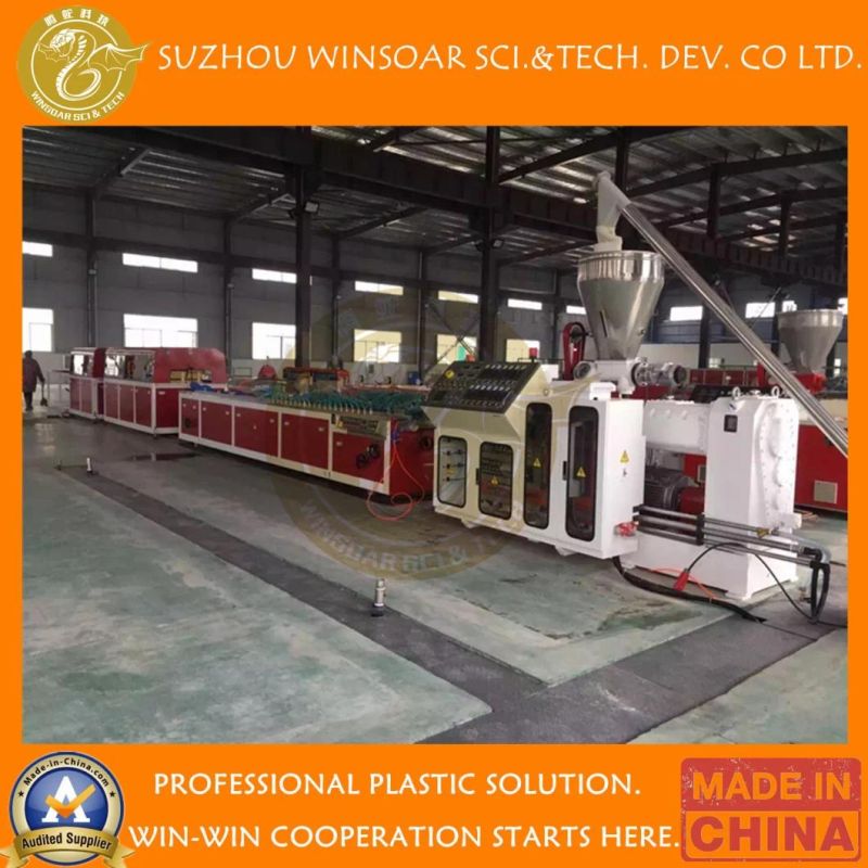 Plastic Extruder PVC Window Door Profile Production Extrusion Making Machine