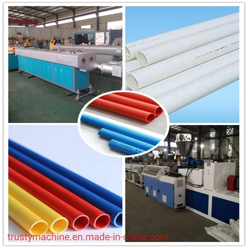 Plastic UPVC/PVC Double Pipe Extrusion Machine