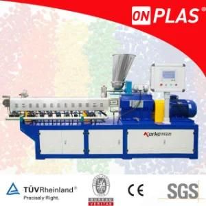 PE Color Masterbatch Twin Screw Extruder Pelletizer Line