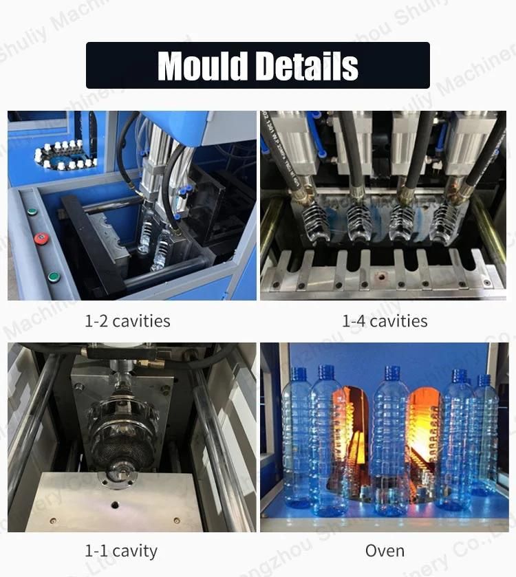 Easy Operating Semi Automatic Plastic Pet Bottle Manufacturing Molding Machine